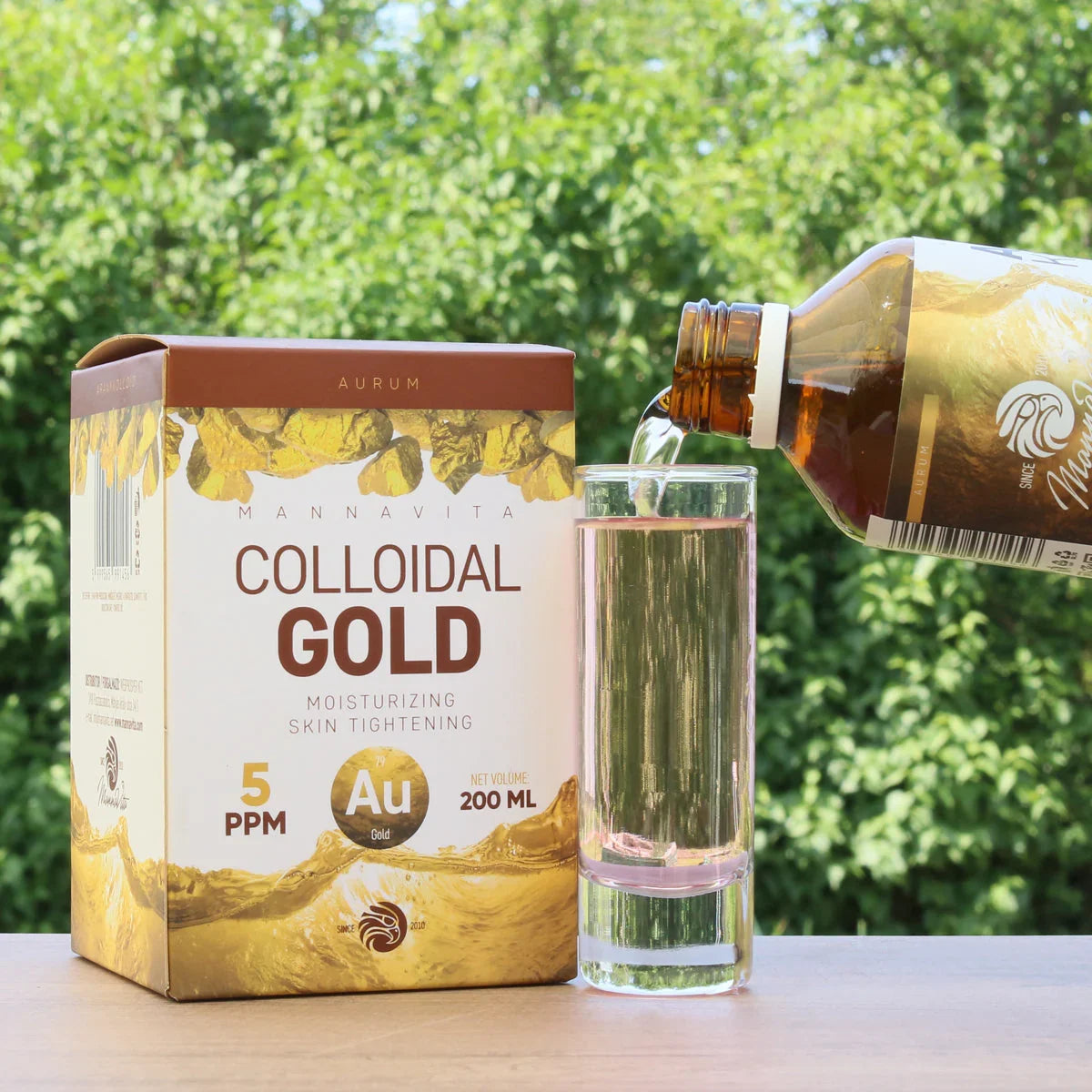 Mannavita Colloidal Gold 5 PPM • 200 ml - Mannavita