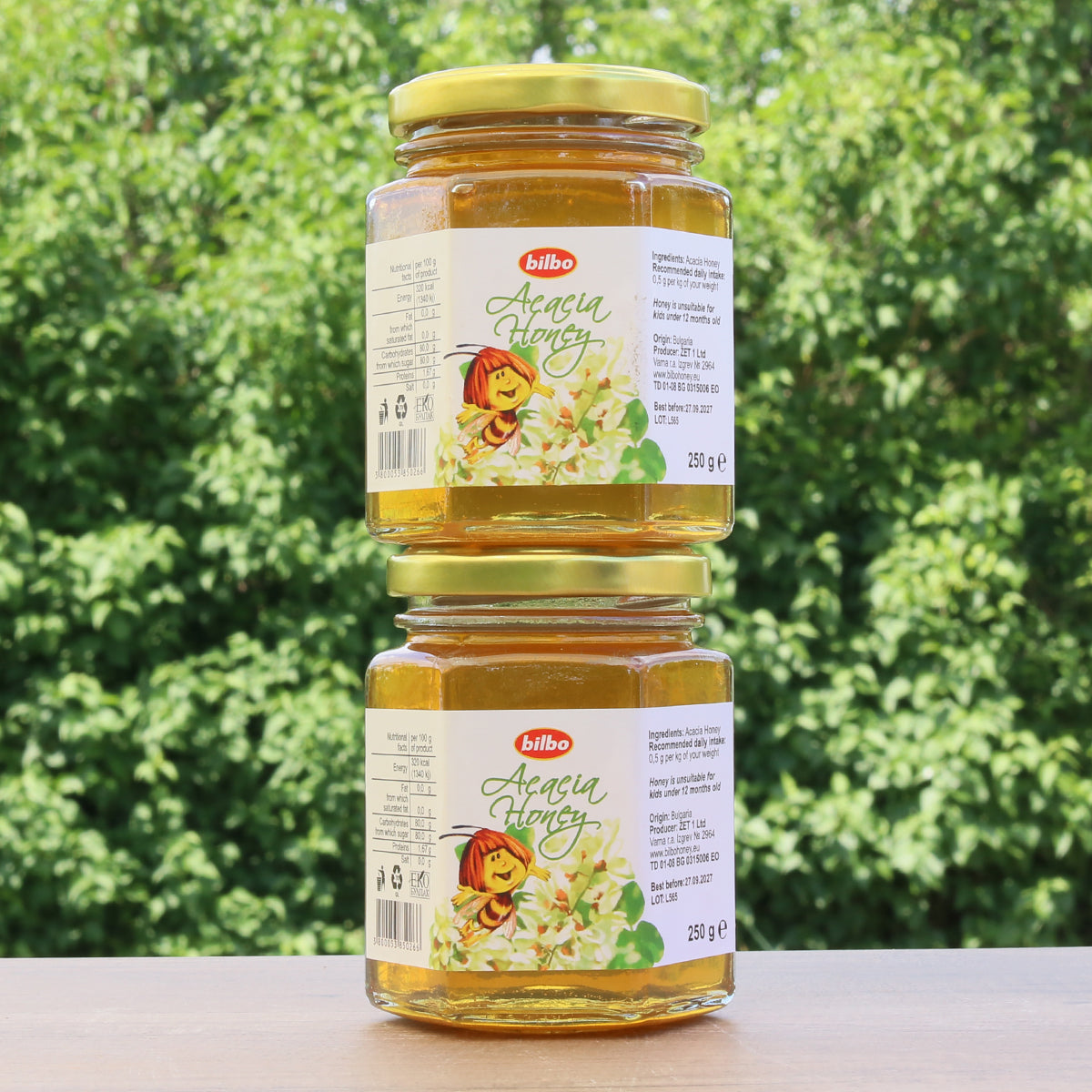 Bilbo surový agátový med • 250 g