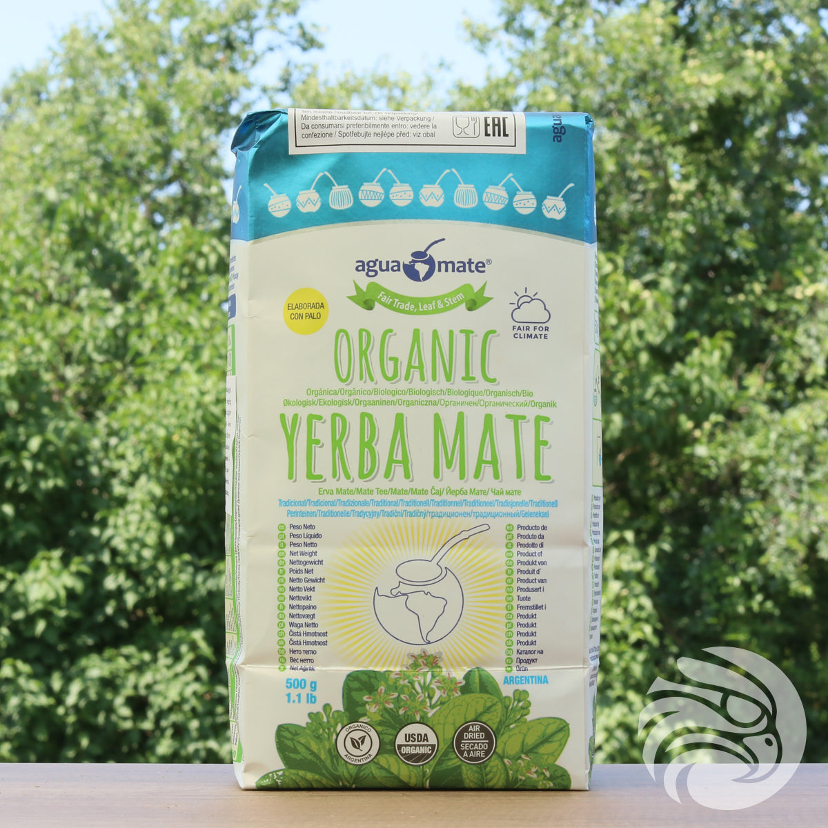 Aguamate Bio yerba maté • Vyrobené so stonkami • 500 g