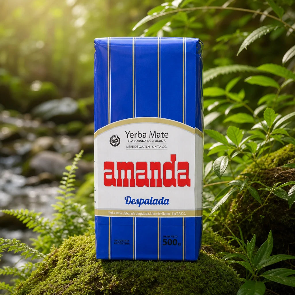 Amanda čaj yerba maté • bez stoniek – Sin palo • 500 g