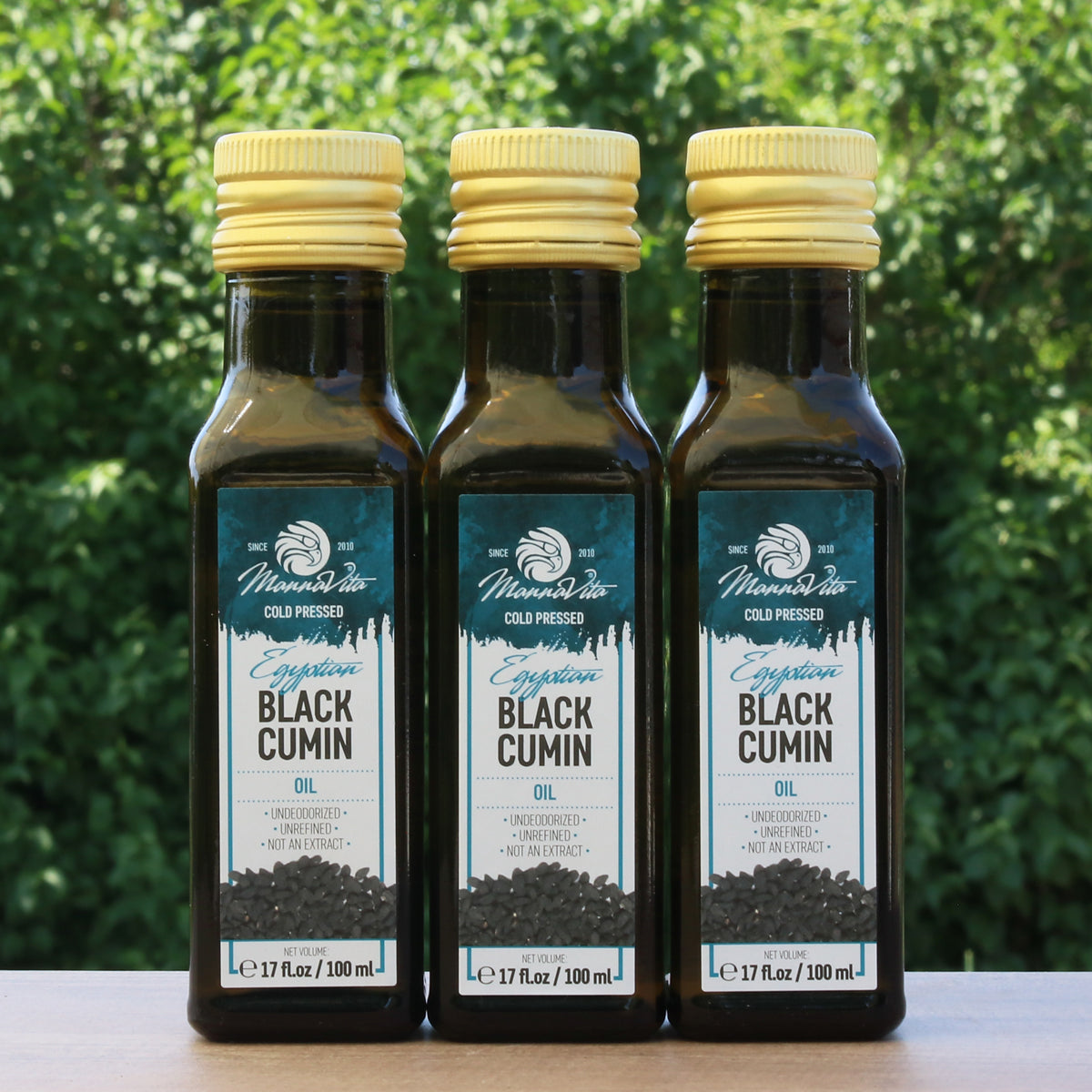 Mannavita za studena lisovaný olej z čiernej rasce • 100 ml