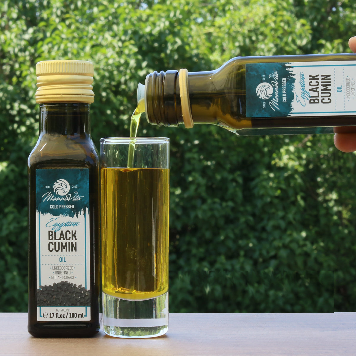 Mannavita za studena lisovaný olej z čiernej rasce • 100 ml