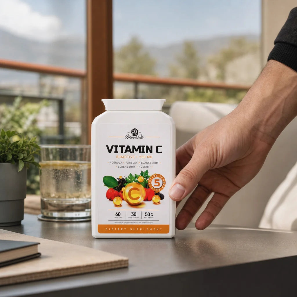 Mannavita komplex vitamínu C • 250 mg bioaktívneho vitamínu C • 60 kapsúl