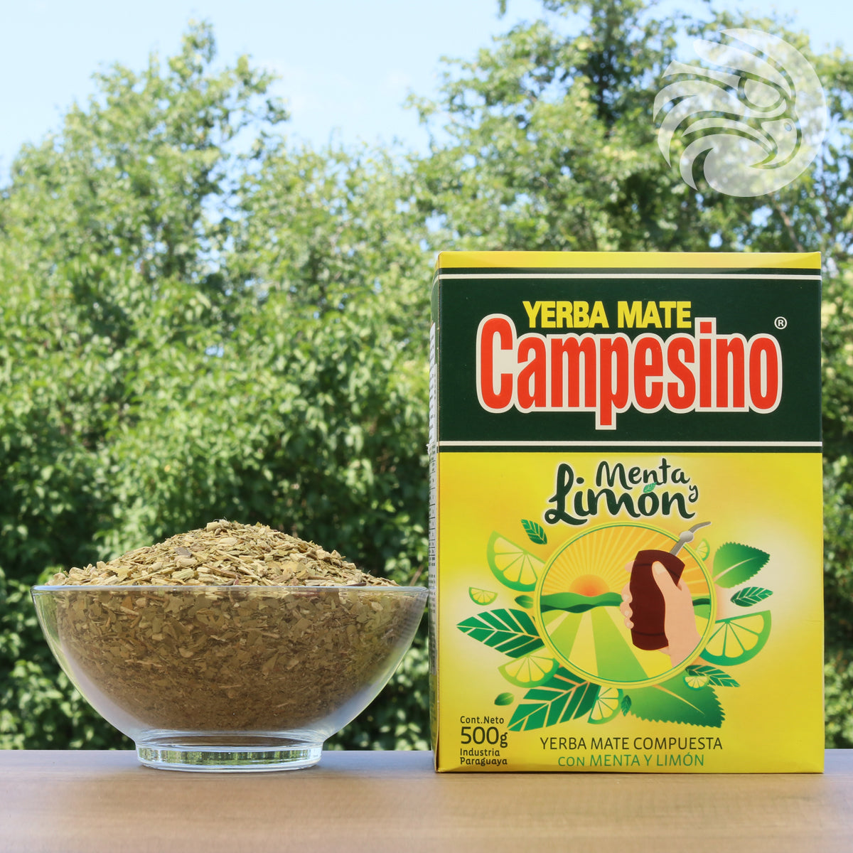 Čaj yerba maté Campesino • Mäta + citrón • 500 g