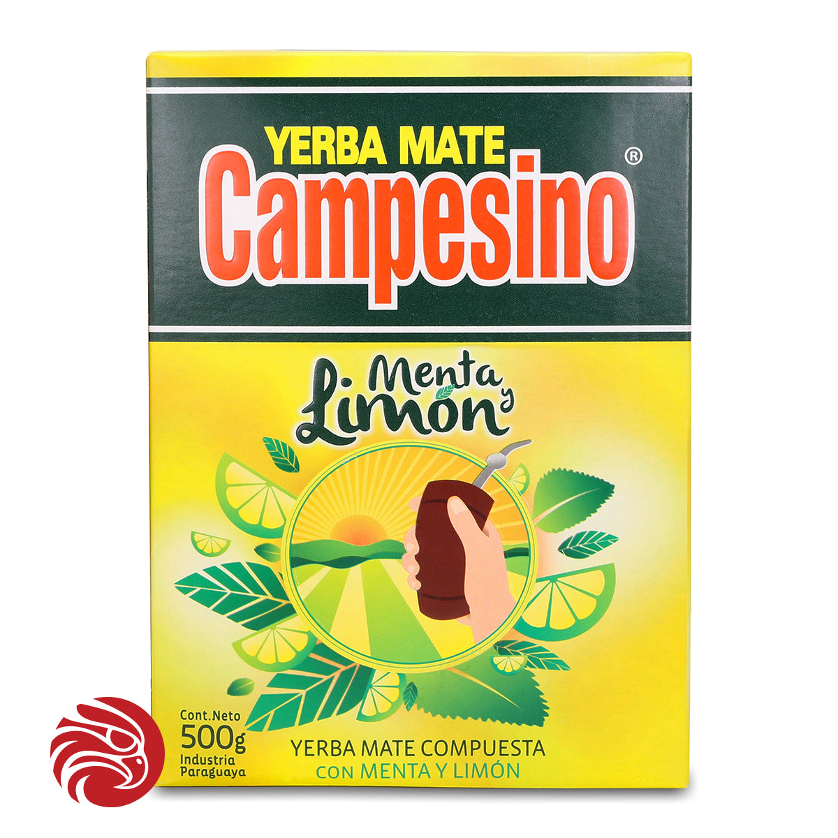 Čaj yerba maté Campesino • Mäta + citrón • 500 g