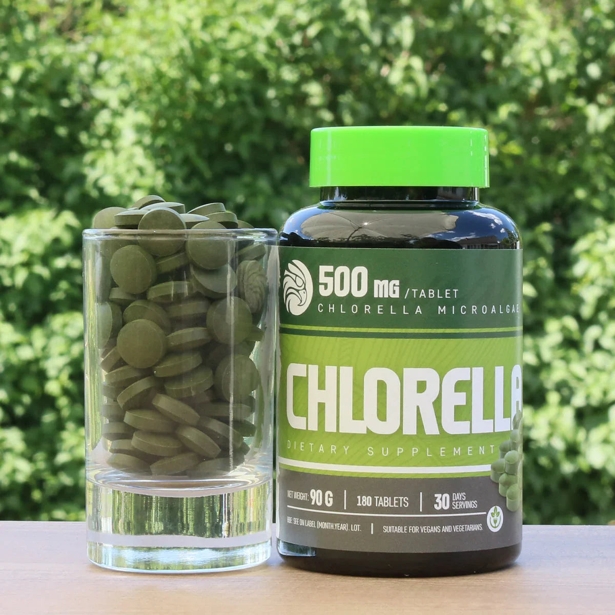 Mannavita Chlorella 500 mg tablets • 180 pcs. - Mannavita