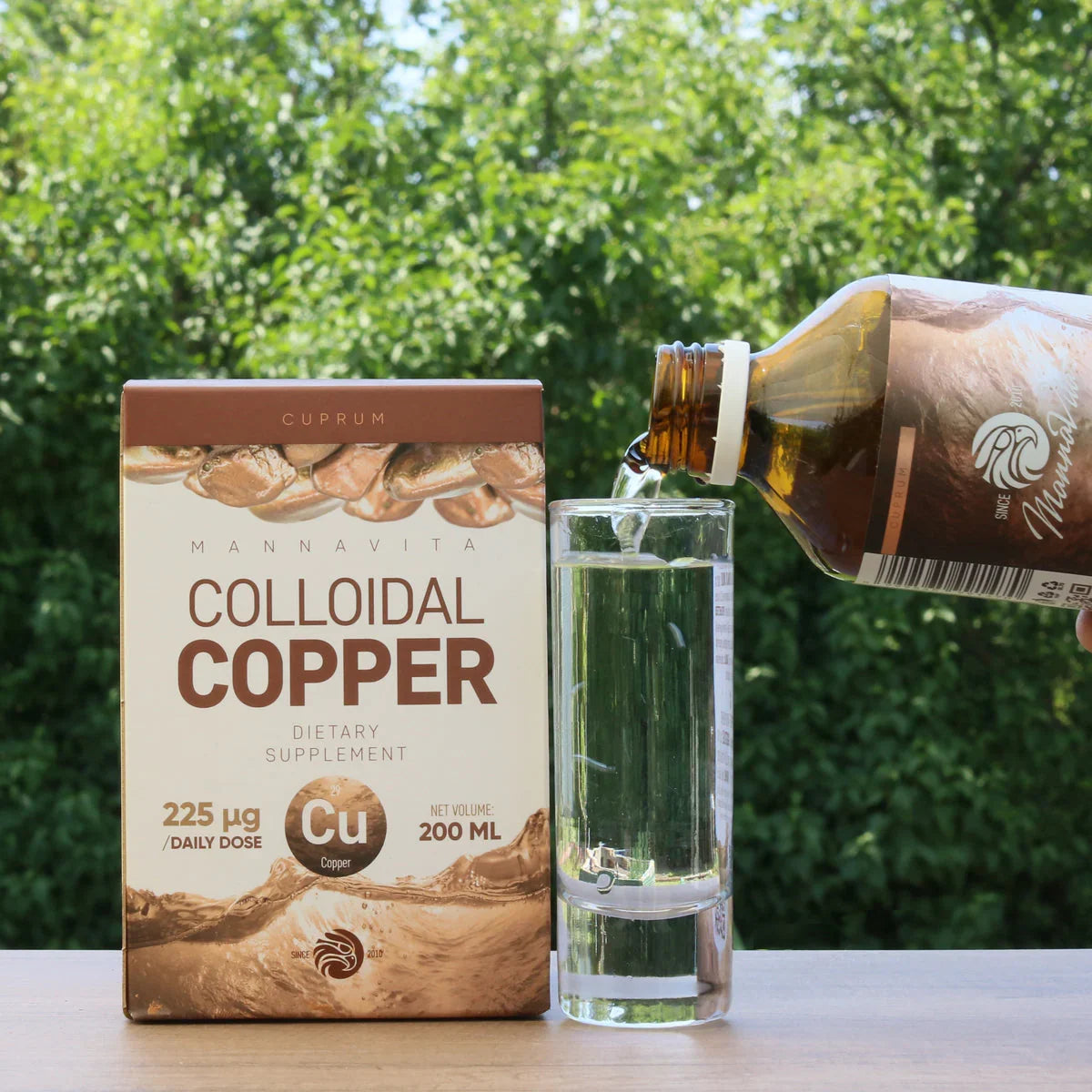 Mannavita Colloidal Copper 225µg / daily dose • 200 ml - Mannavita