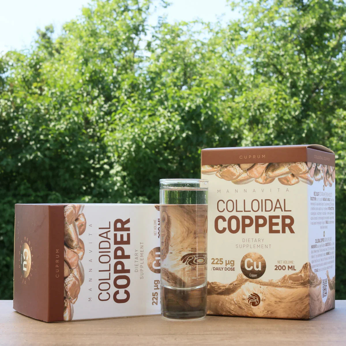 Mannavita Colloidal Copper 225µg / daily dose • 200 ml - Mannavita