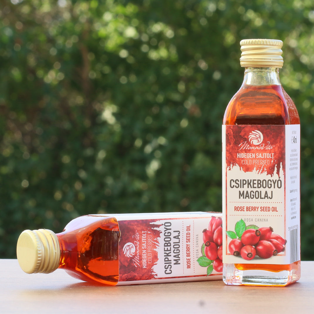 Mannavita maďarský za studena lisovaný olej zo semien šípky • 40 ml
