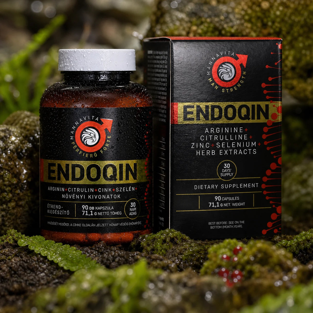 ENDOQIN forte na podporu mužskej vitality • 90 kapsúl