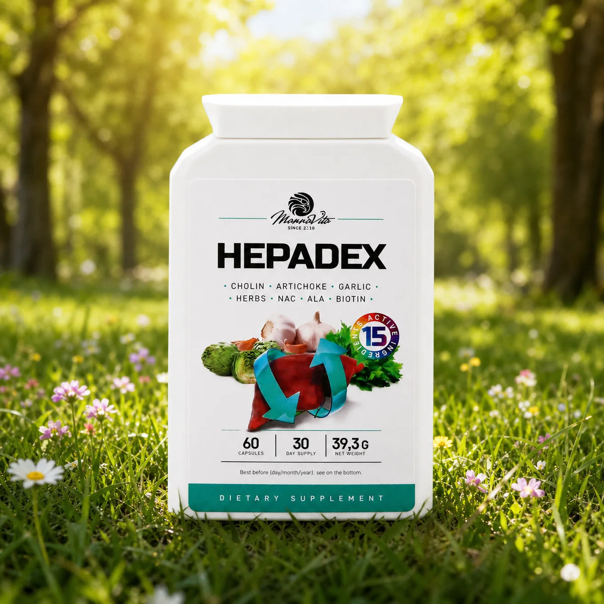 HEPADEX komplex na regeneráciu pečene a zlepšenie zdravia pečene • 60 kapsúl
