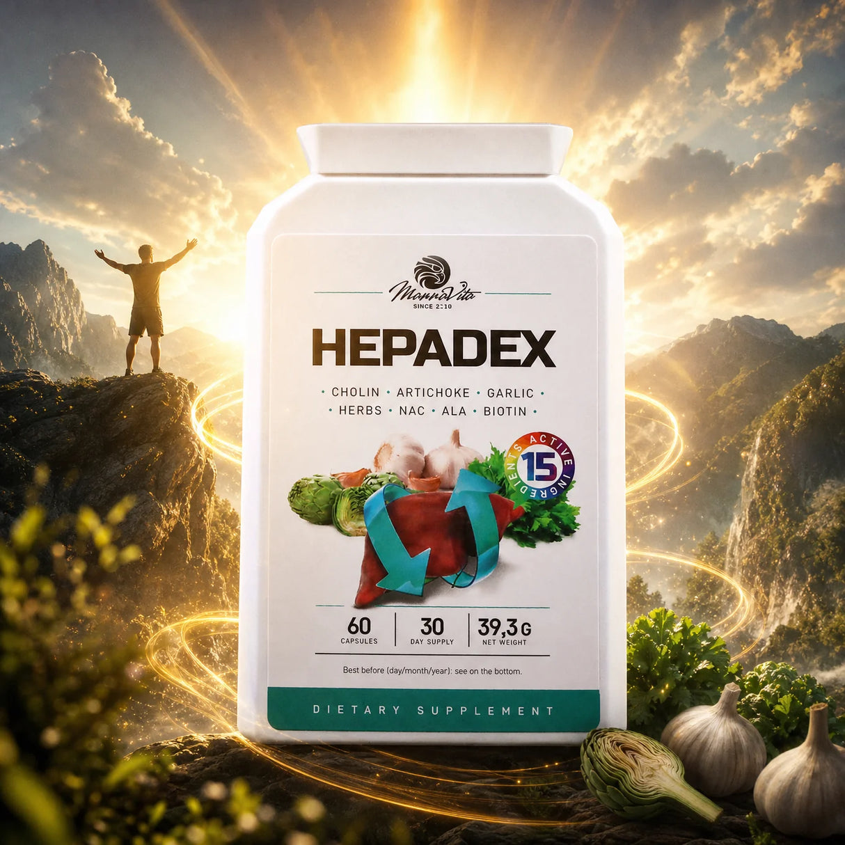 HEPADEX komplex na regeneráciu pečene a zlepšenie zdravia pečene • 60 kapsúl