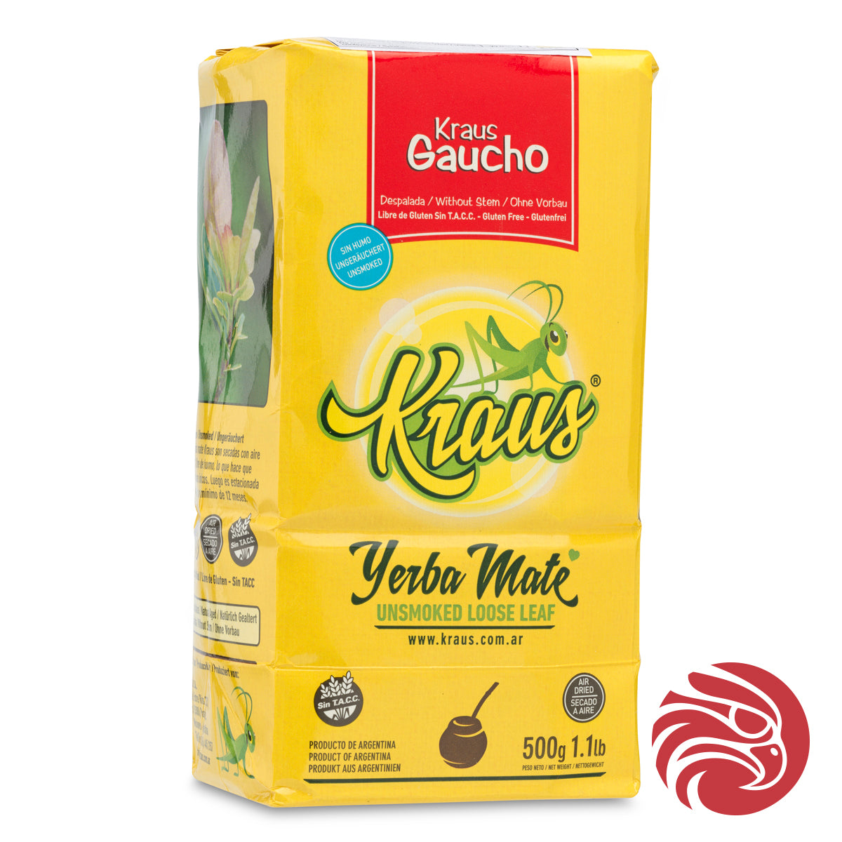 Kraus yerba maté • Gaucho, bez stoniek (Sin palo) • 500 g