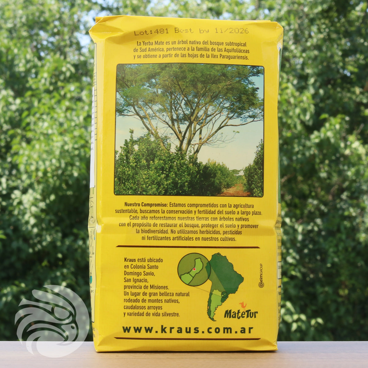 Kraus čaj yerba maté • Silvestre, MÄTA • 500 g