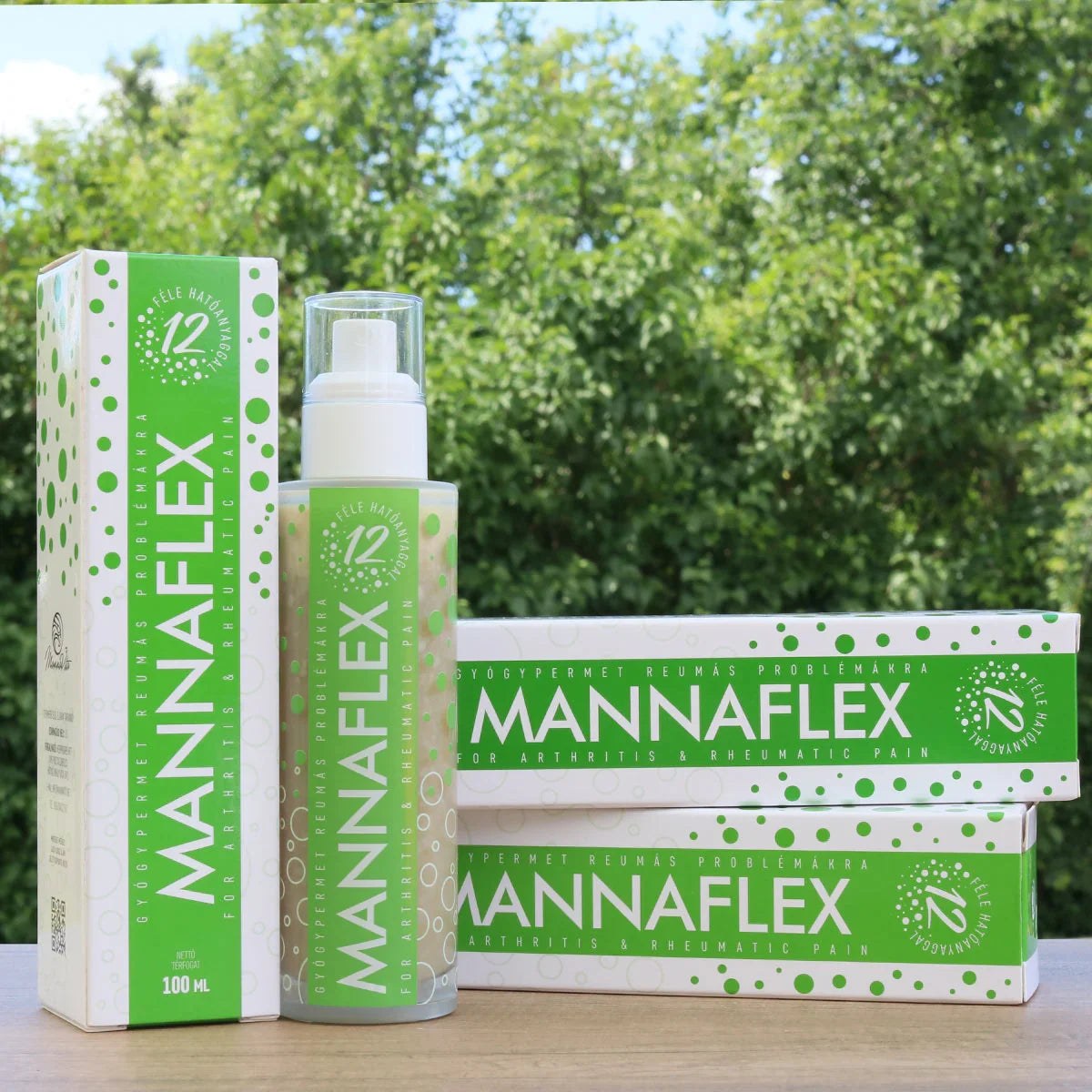 MANNAFLEX Joint & Muscle Pain relief Healing spray • 100 ml - Mannavita