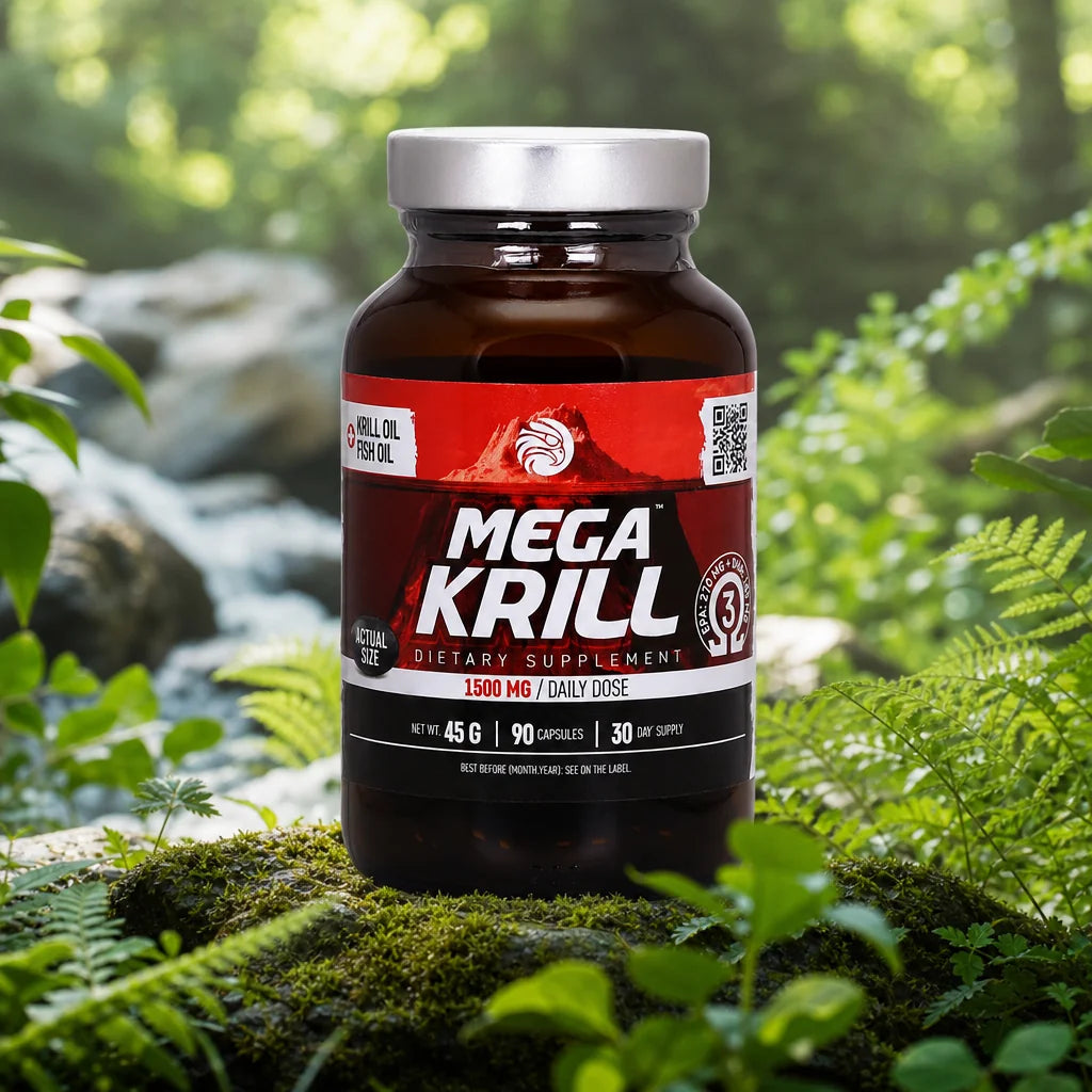 MegaKRILL 1500 mg Krilový olej + Rybí olej • 90 kapsúl