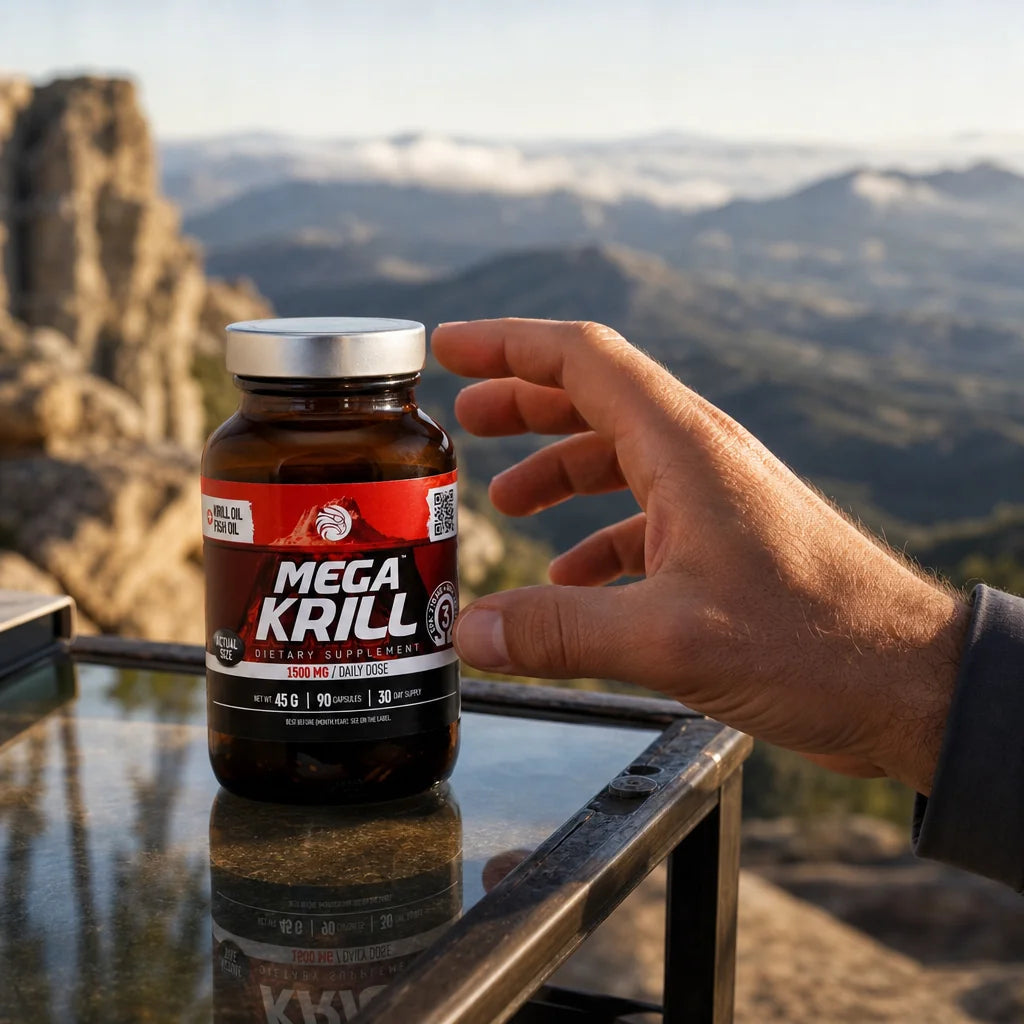 MegaKRILL 1500 mg Krilový olej + Rybí olej • 90 kapsúl