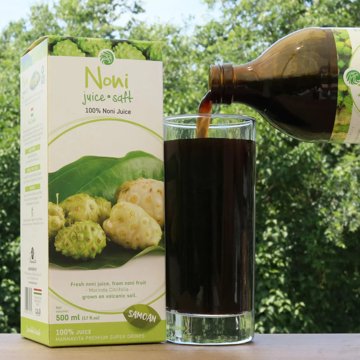 Mannavita Noni 100% pure pressed juice • 500 ml - Mannavita