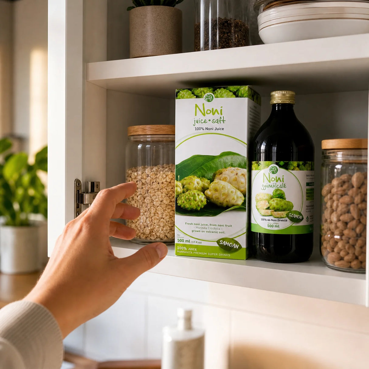 Mannavita Noni, 100% čistá lisovaná šťava • 500 ml
