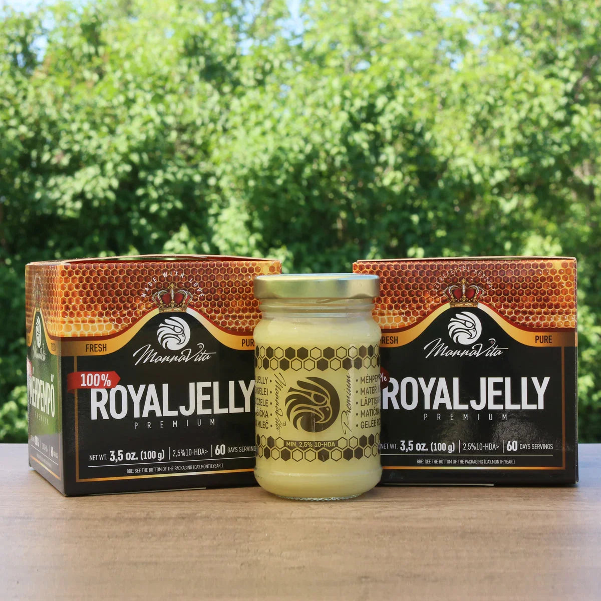 Mannavita Premium Royal jelly • 2.5% 10-HDA • 100g - Mannavita