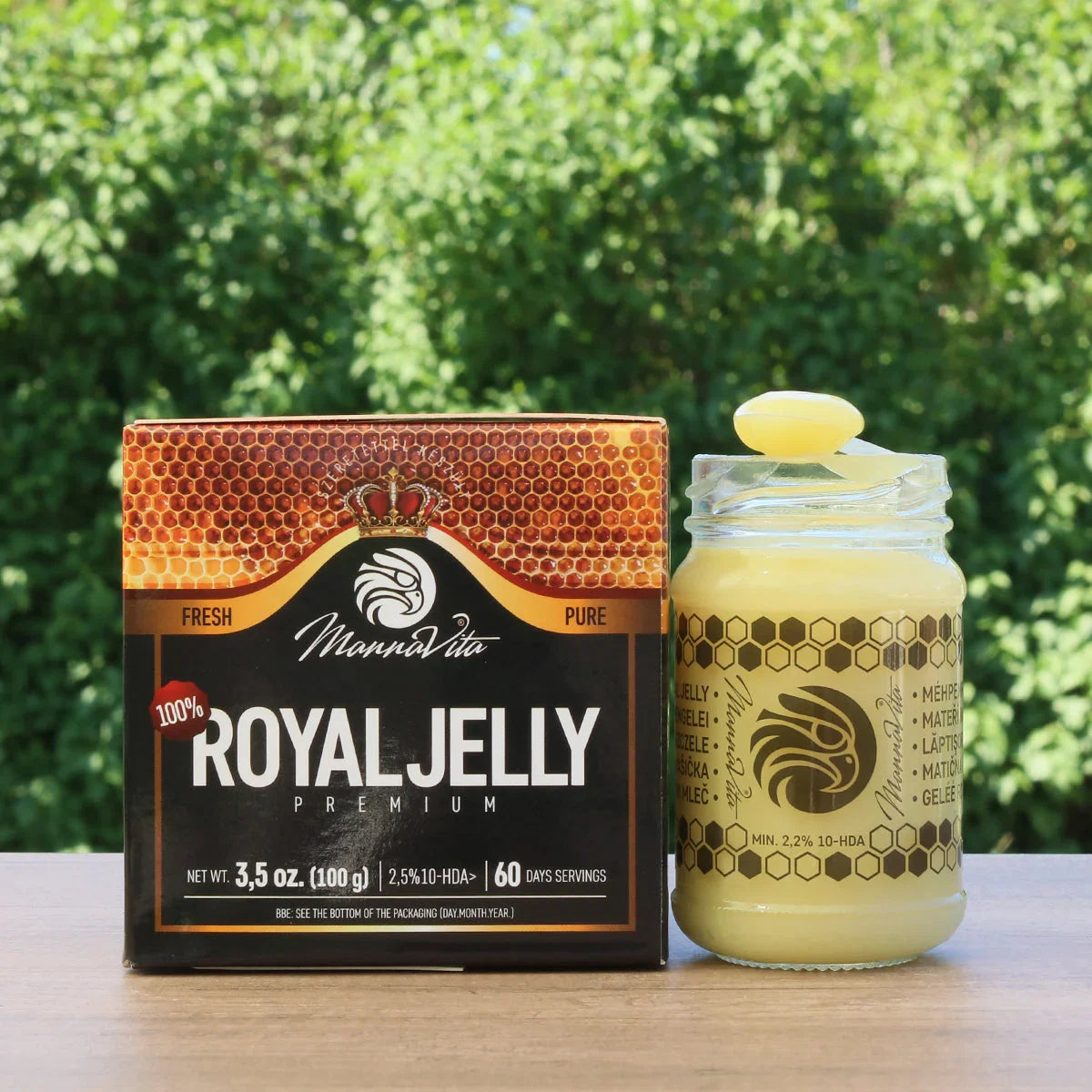 Mannavita Premium Royal jelly • 2.5% 10-HDA • 100g - Mannavita