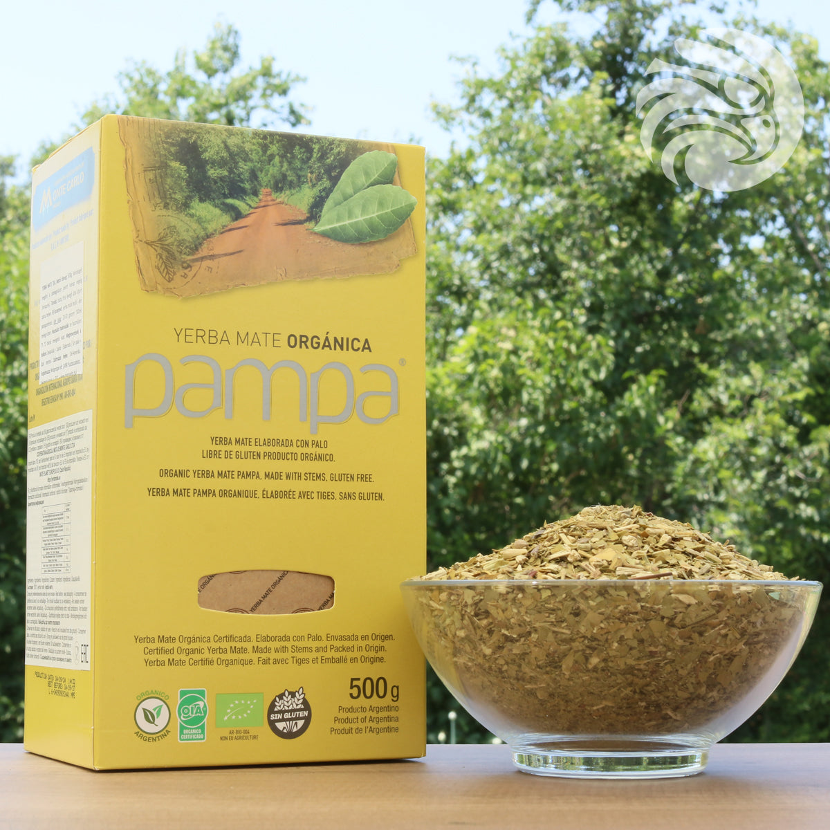 Pampa Organic čaj yerba maté • Vyrobené so stonkami • 500 g