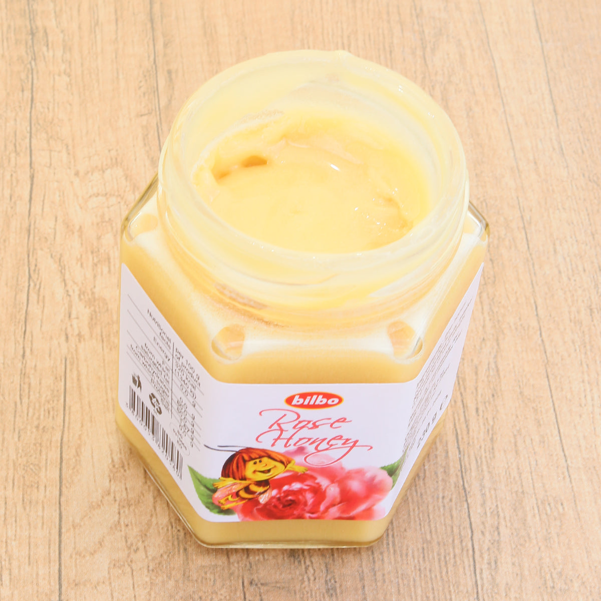 Bilbo surový ružový med • 230 g