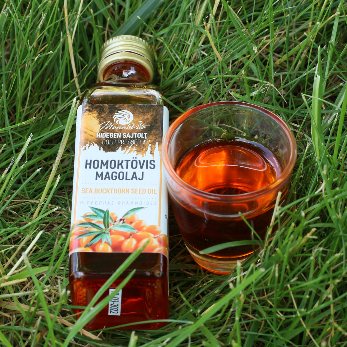 Mannavita maďarský za studena lisovaný olej zo semien rakytníka • 40 ml