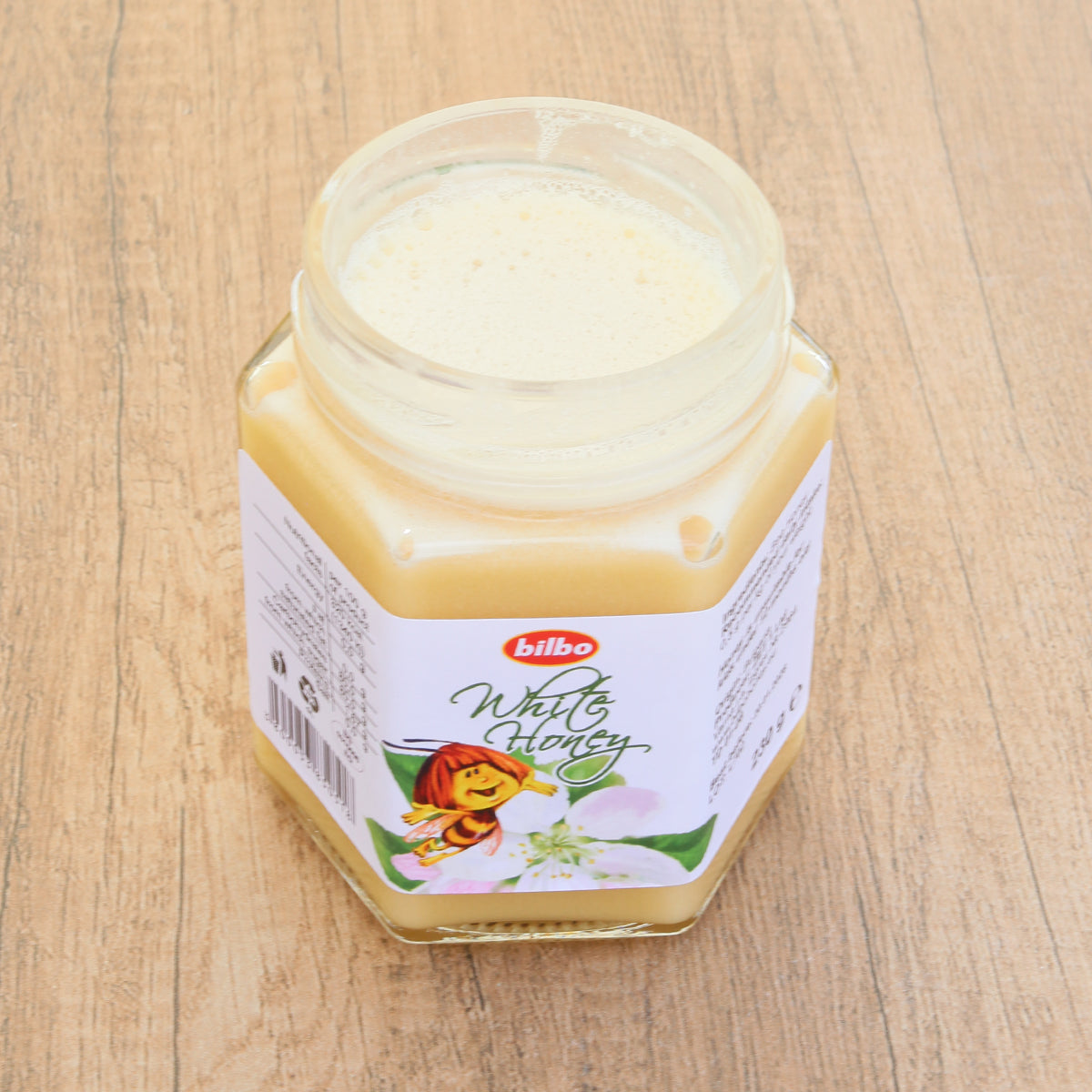 Bilbo surový biely med • 230 g