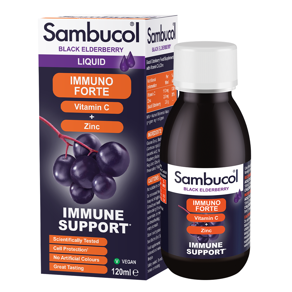 Sambucol sirup z čiernej bazy, Immuno Forte • 120 ml