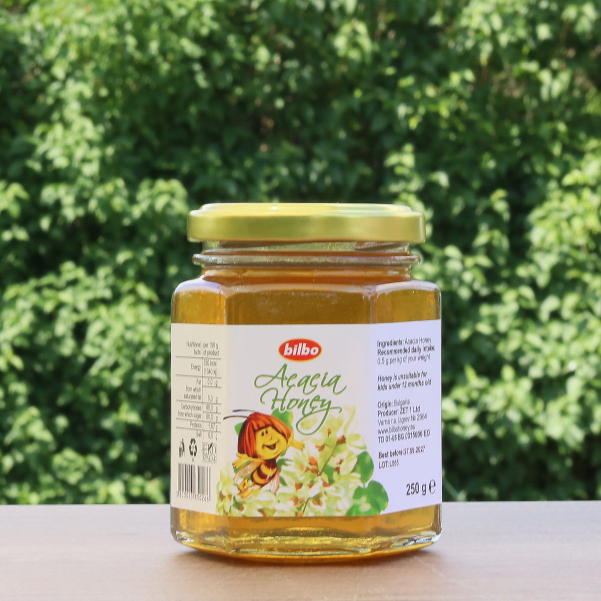 Bilbo surový agátový med • 250 g