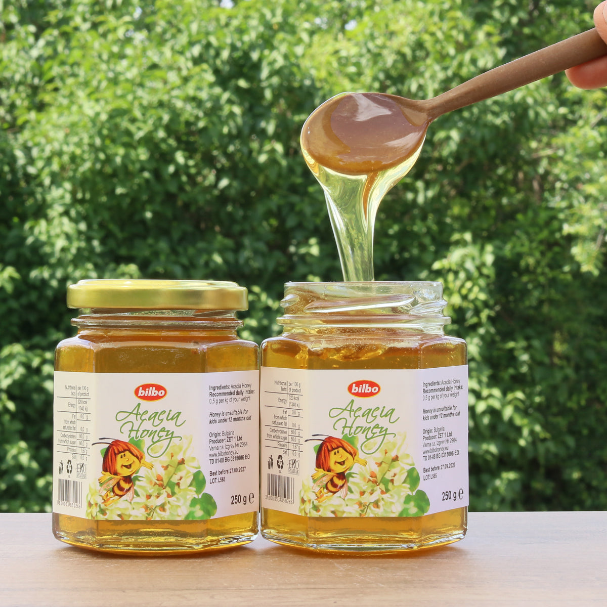 Bilbo surový agátový med • 250 g