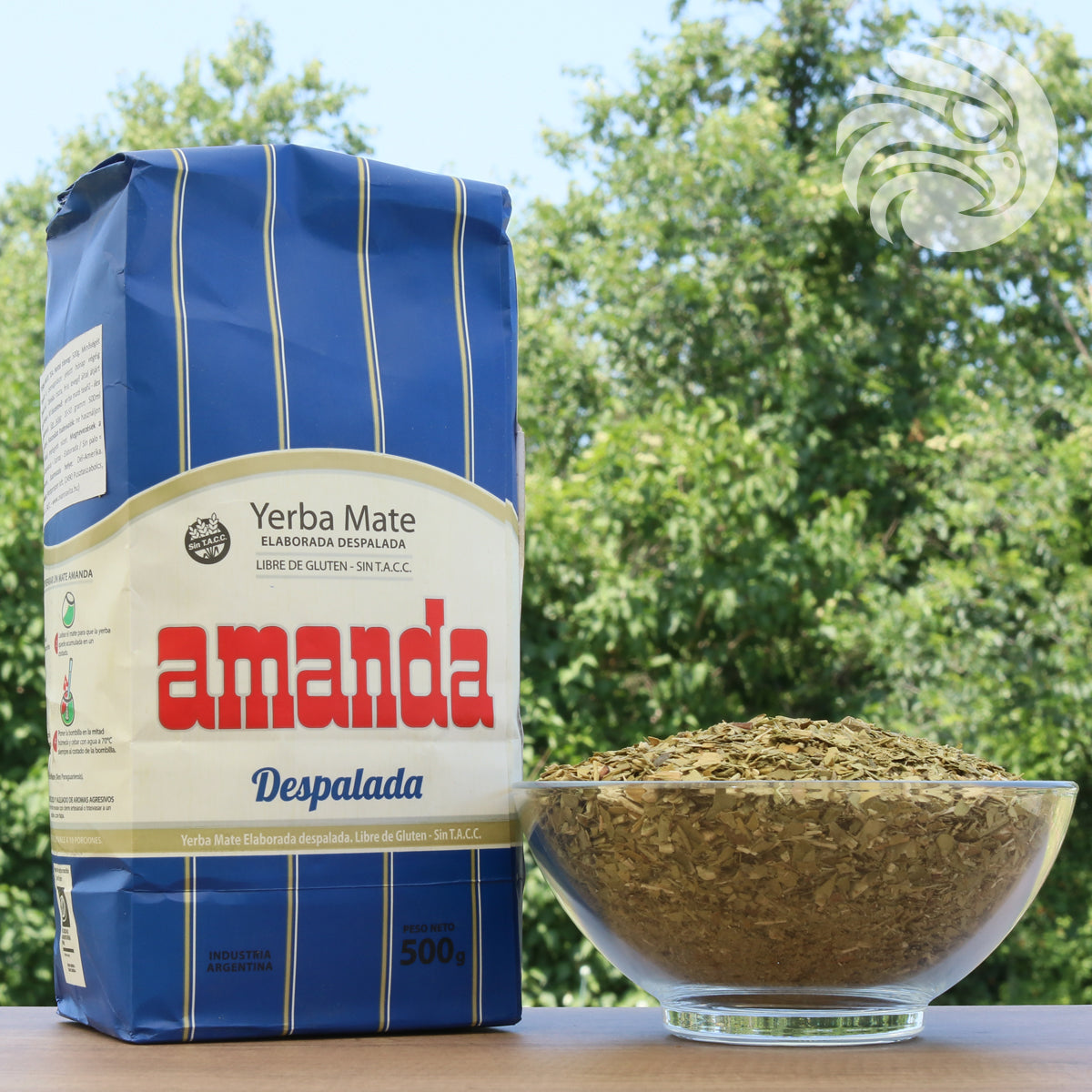 Čaj Amanda yerba maté • Bez stoniek - Sin palo • 500 g