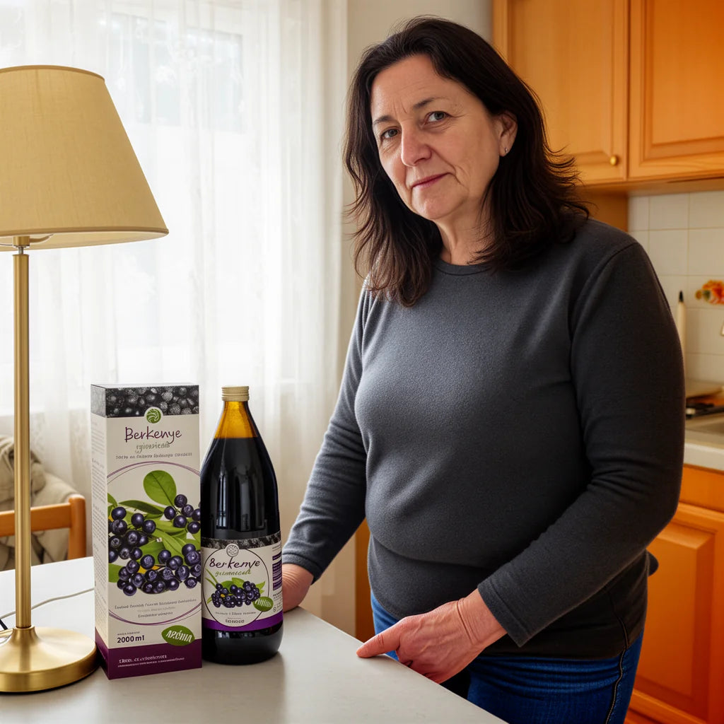 Mannavita Aróniová 100 % čistá lisovaná šťava • 1000 ml