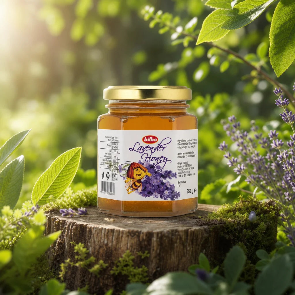 Bilbo surový levanduľový med • 250 g