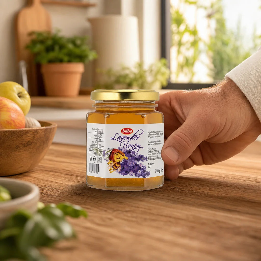 Bilbo surový levanduľový med • 250 g