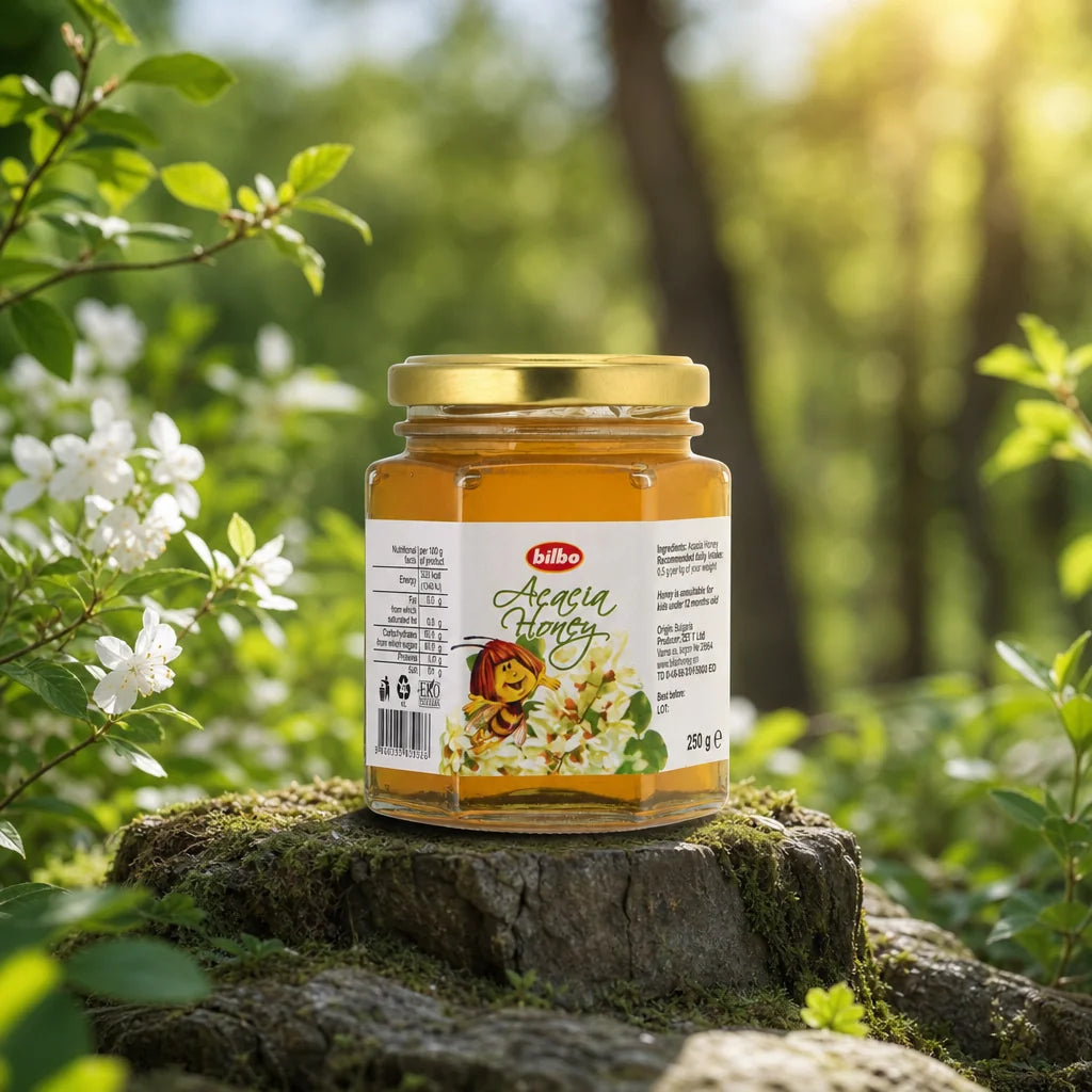 Bilbo surový kakaový med • 250 g