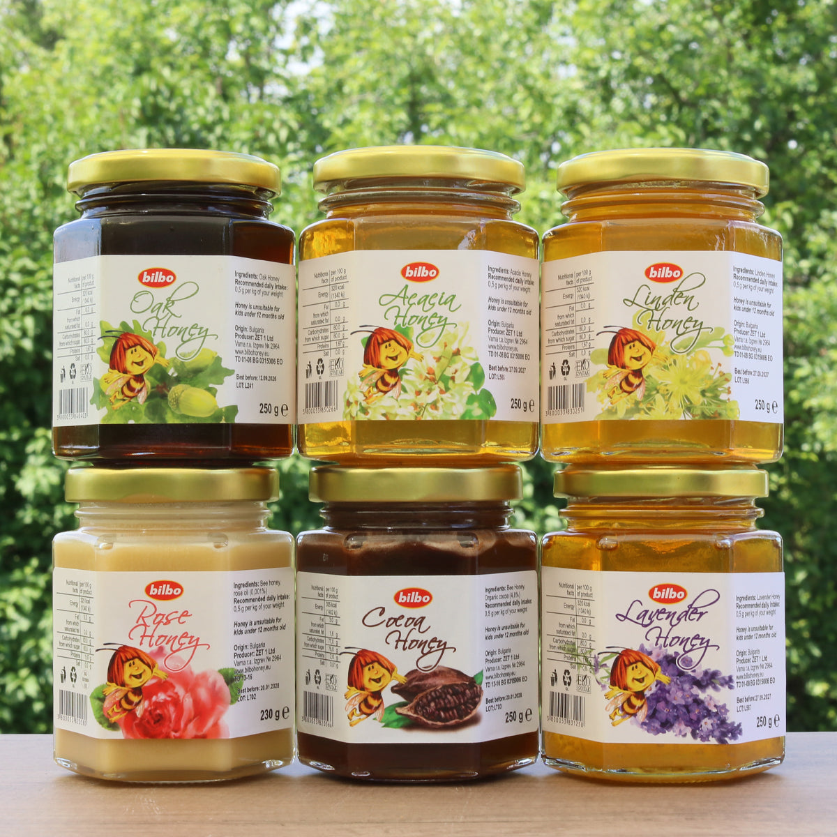 Bilbo surový agátový med • 250 g