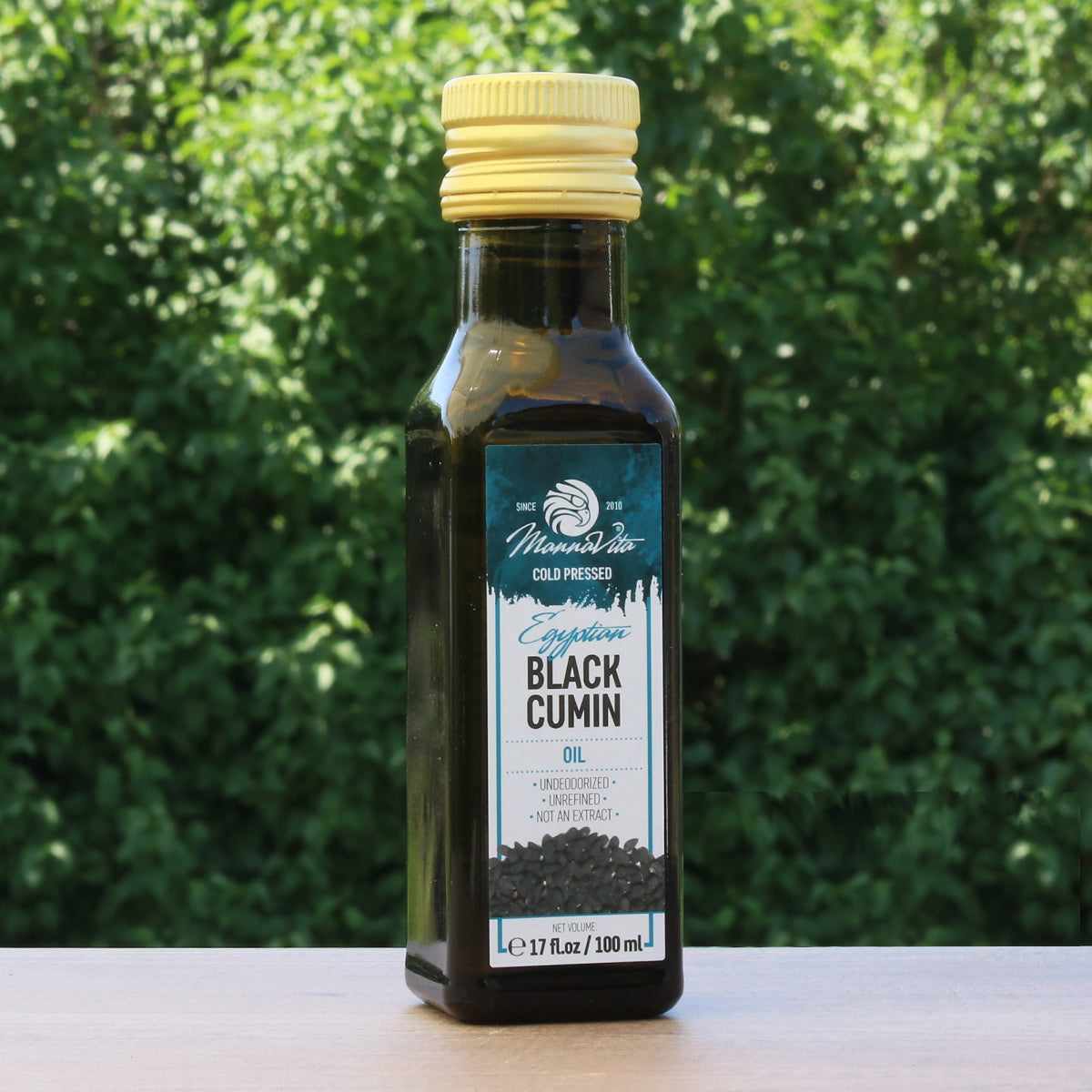 Mannavita za studena lisovaný olej z čiernej rasce • 100 ml