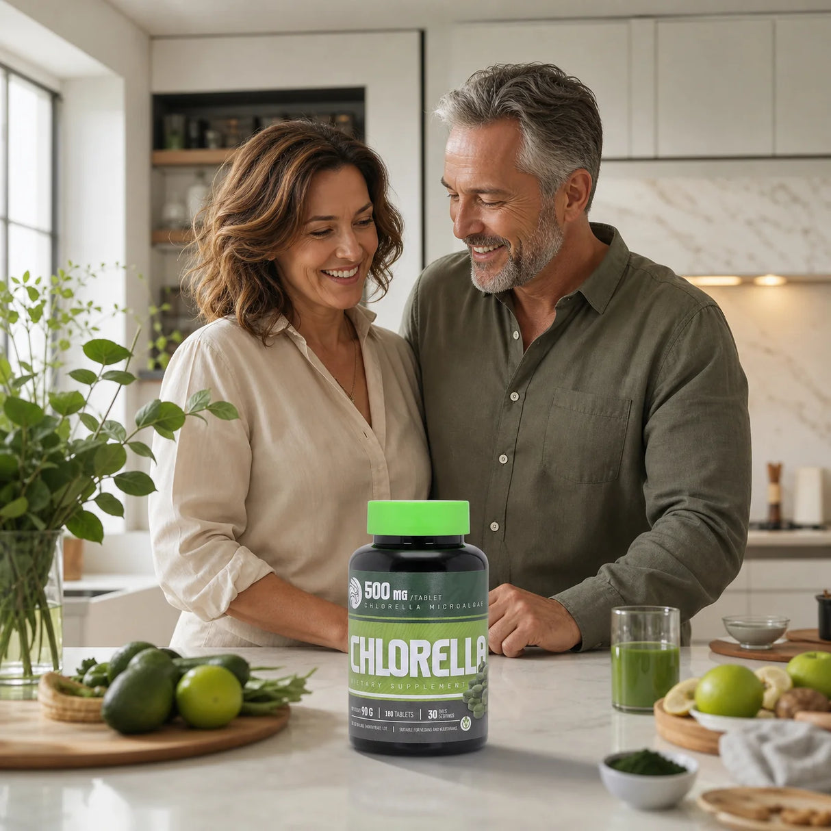 Mannavita Chlorella, tablety 500 mg • 180 ks.