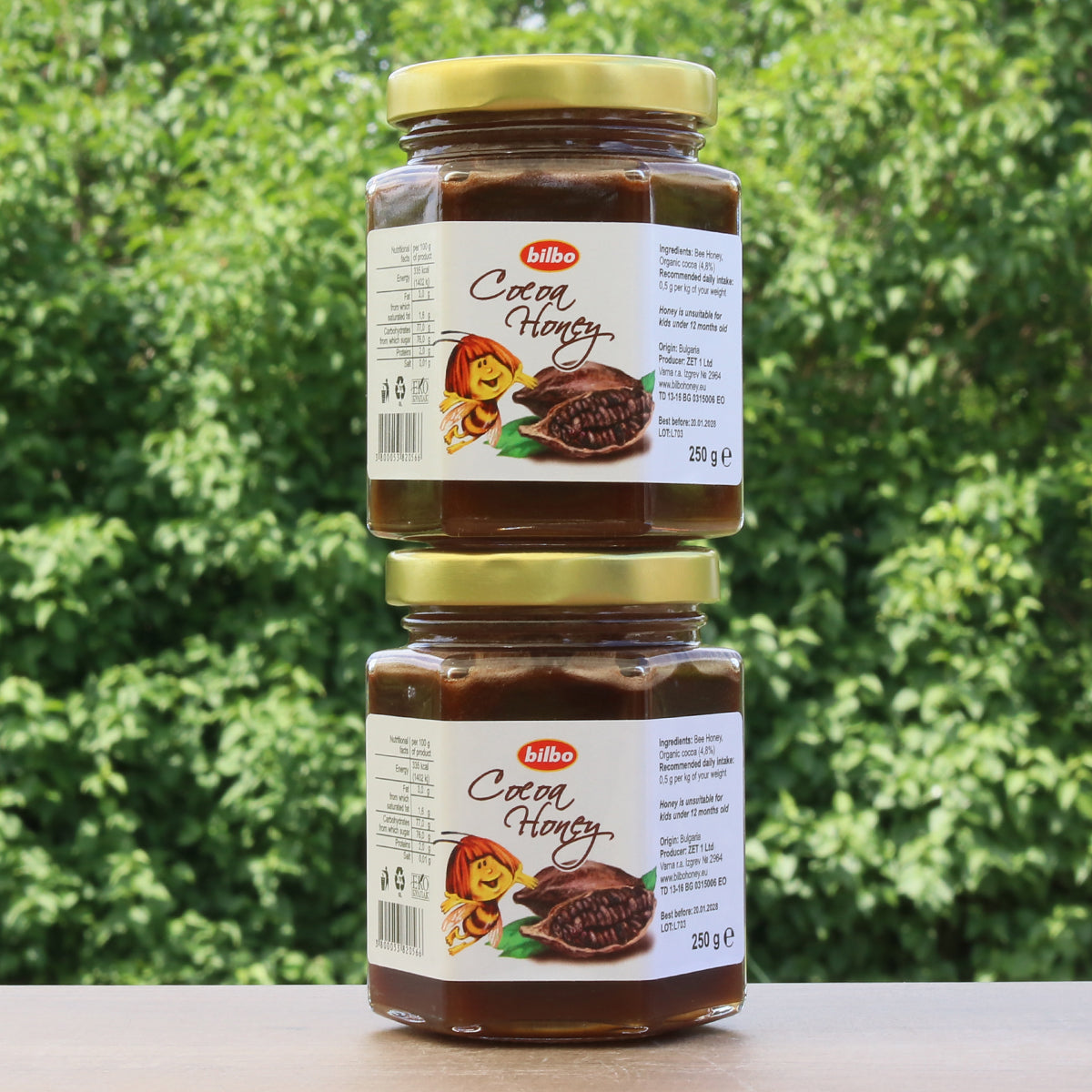Bilbo surový kakaový med • 250 g