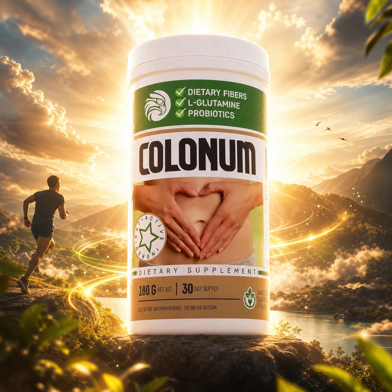 COLONUM prášok na prečistenie čriev a obnovu črevnej mikroflóry • 180 g