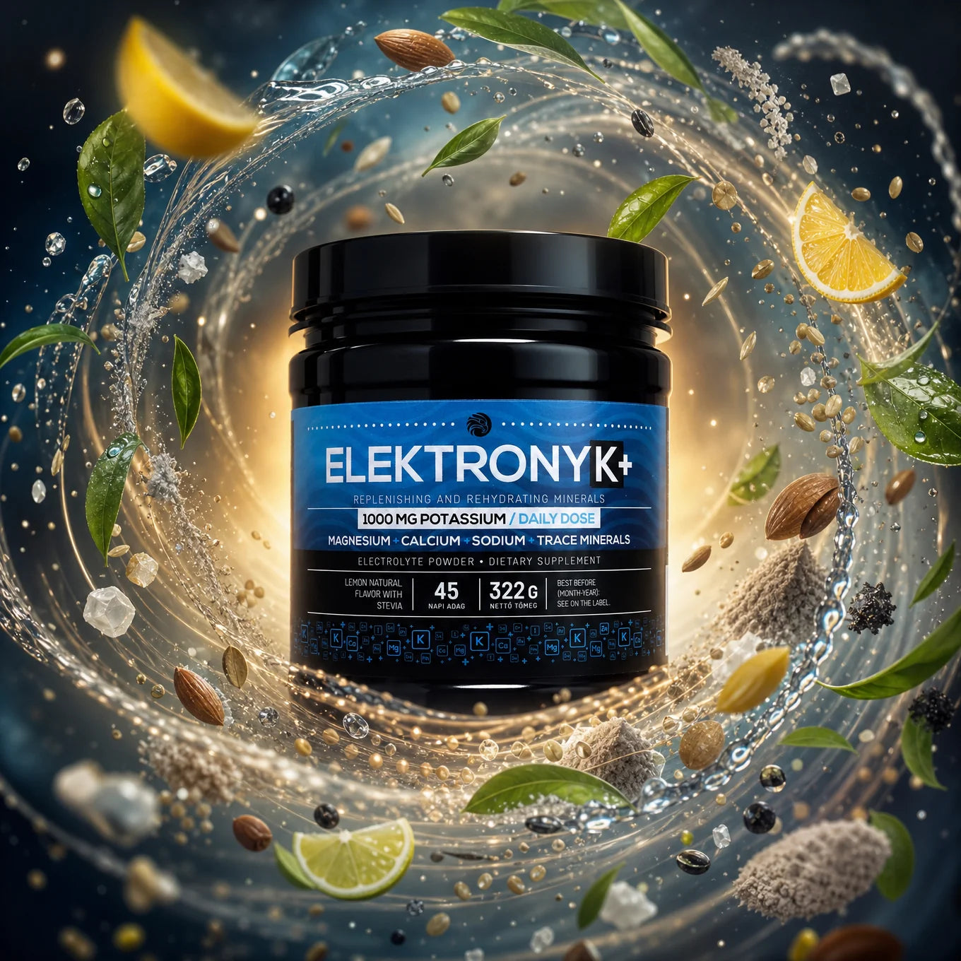 ElektronyK+ elektrolytový prášok s 1000 mg draslíka • 322 g