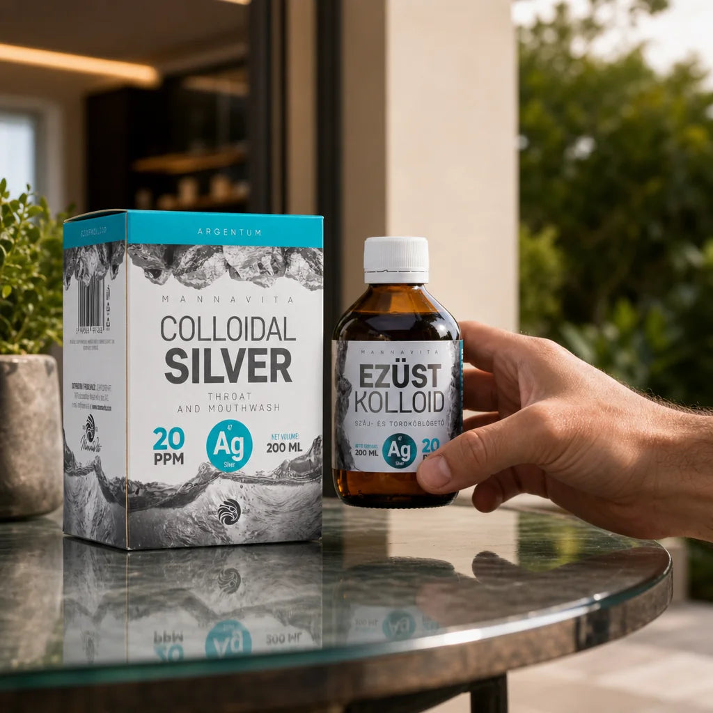 Mannavita Koloidné Striebro 20 PPM • 200 ml
