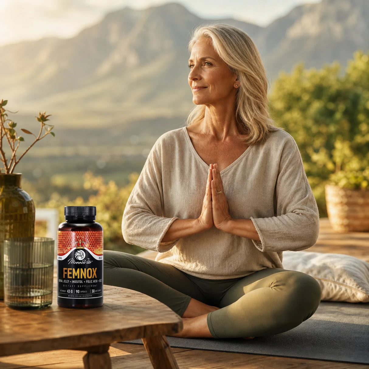 FEMNOX Materská kašička + Inozitol + Kyselina listová + Vitamínu B12, komplex • 90 kapsúl