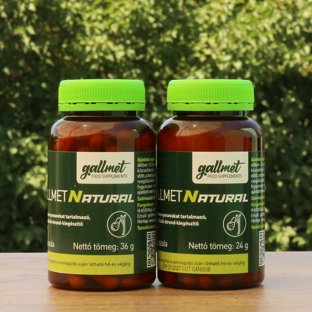 Gallmet Natural kapsuly so žlčovými kyselinami • 90 ks.
