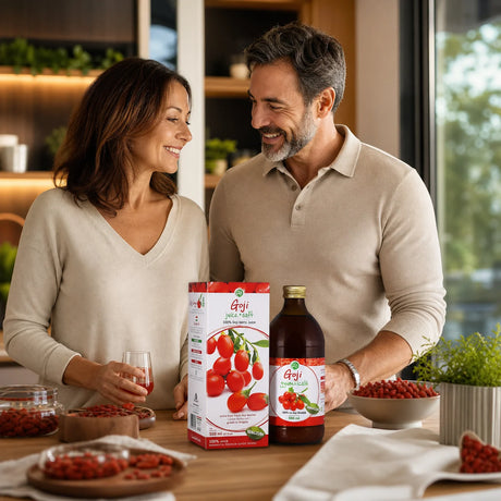 Mannavita 100 % čistá lisovaná šťava z Goji (kustovnice čínskej) • 500 ml