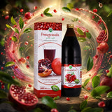 Mannavita Granátové jablko, 100% čistá lisovaná šťava • 1000 ml