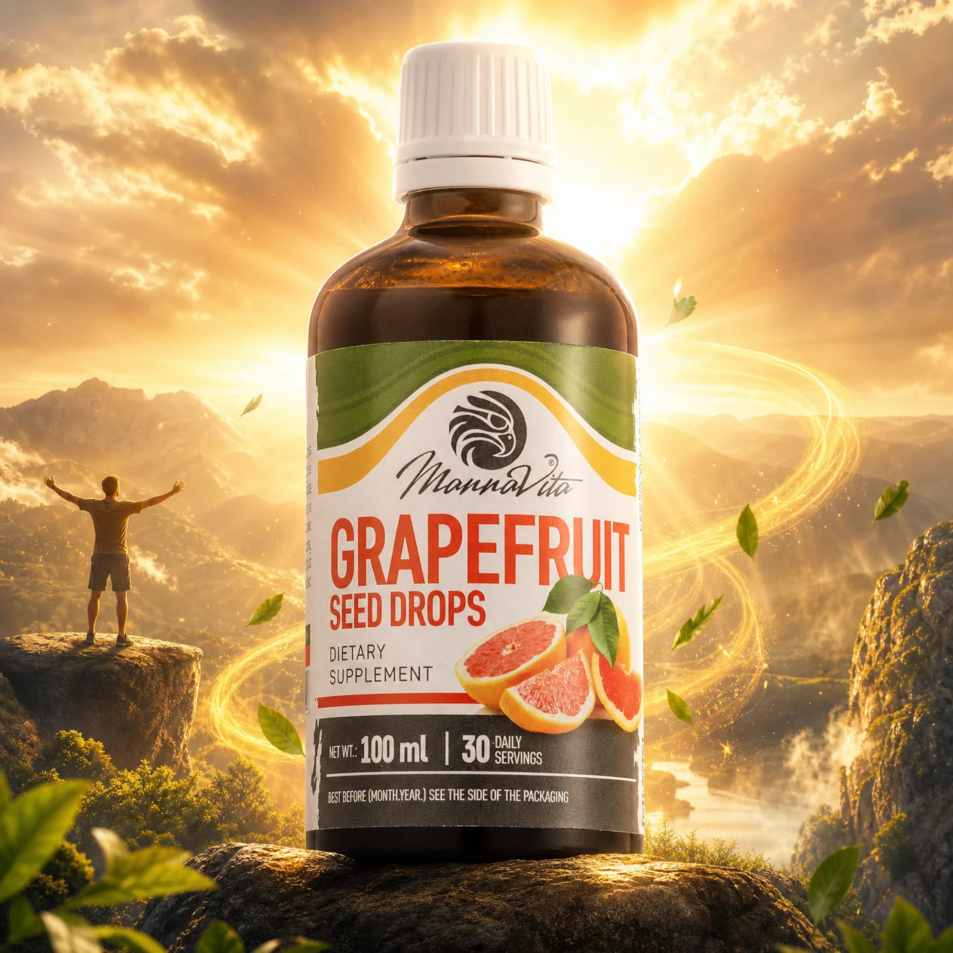 Mannavita kvapky s extraktom z Grapefruitových jadierok • 100 ml