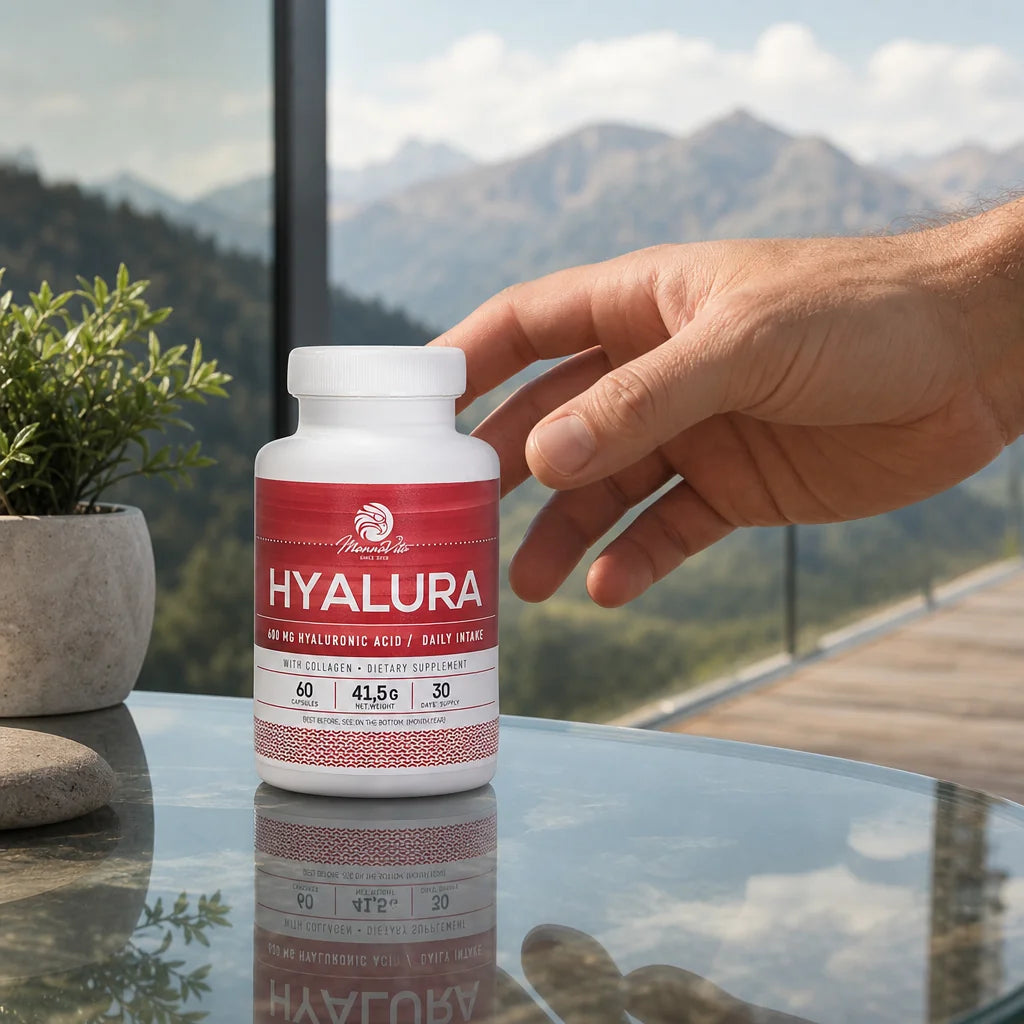 Hyalura 600 mg Kyselina Hyalurónová + Kolagén kapsuly • 60 ks.